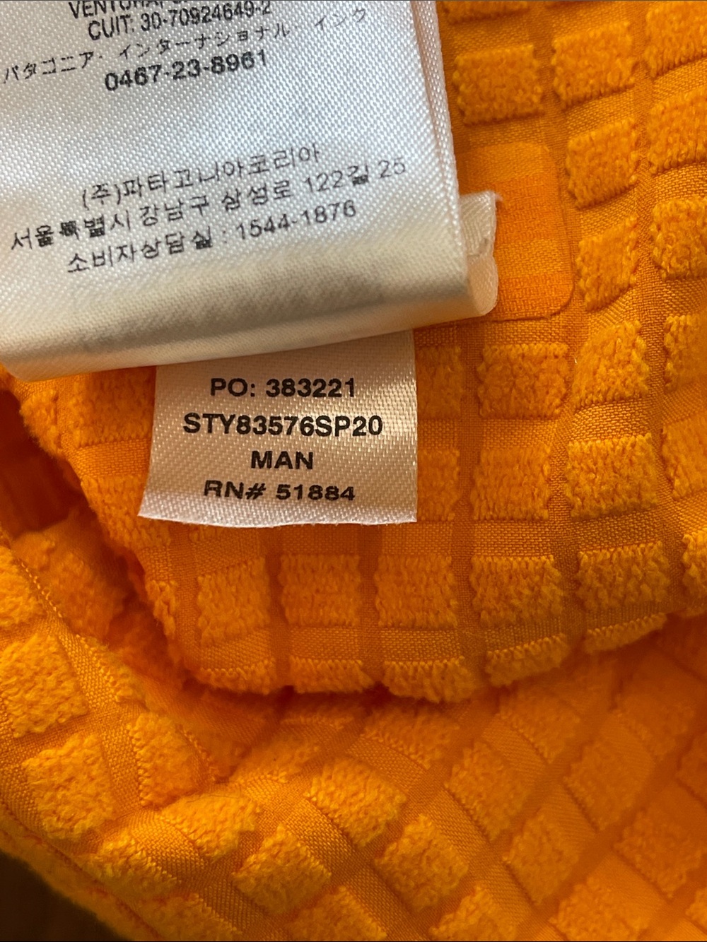 Patagonia R1 Techface hoody jacket bright orange men’s medium style 83576SP20 - Picture 9 of 13
